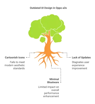 Outdated UI Design in Oppo a3s