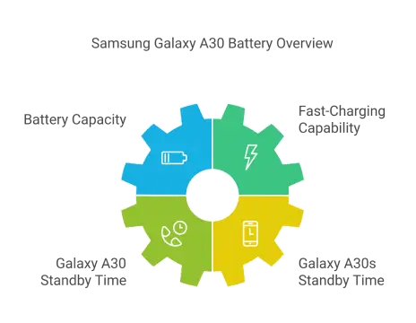 Samsung Galaxy A30 Battery Overview