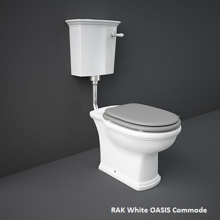 RAK White OASIS Commode