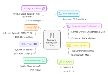  Features of the Samsung Galaxy S24 Ultra